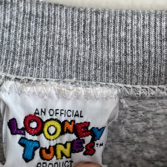 Vintage Looney Tunes Freeze Tweety Bird Get A Life Graphic Sweatshirt - Picture 8 of 13